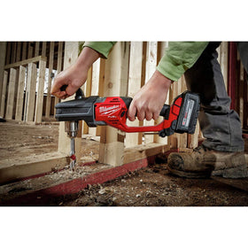 Milwaukee M18 FUEL Hole Hawg brushless motor improves efficiency and longevity.