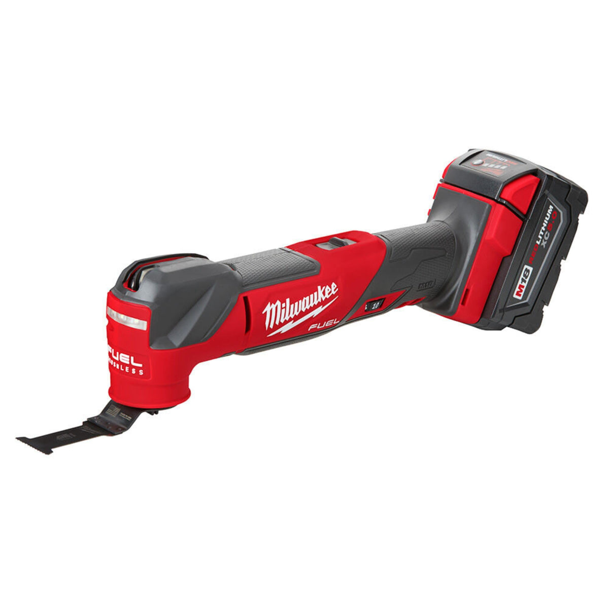 Milwaukee M18 FUEL Oscillating Multi-Tool kit organized for efficient workspace setup