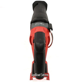 Milwaukee M18 FUEL Sawzall in action delivers a precise cut.