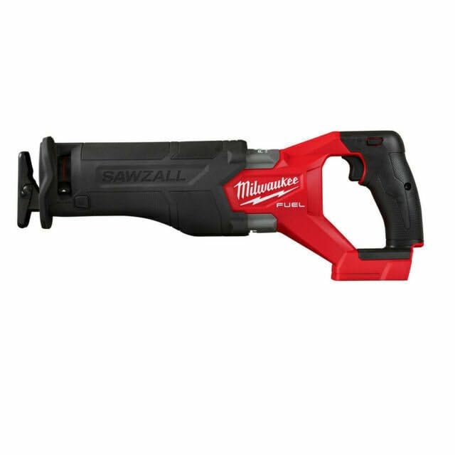 Milwaukee M18 FUEL Sawzall offers an ergonomic grip for long jobs.