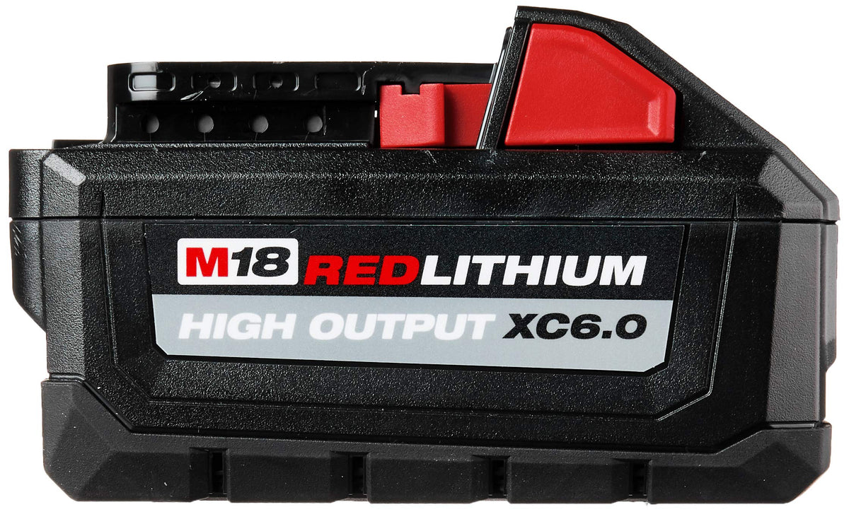 Milwaukee M18 High Output 6Ah battery compatibility with over 150 tools