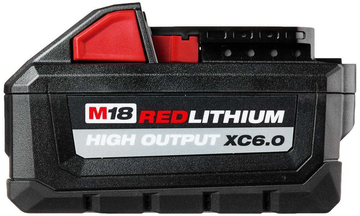 Milwaukee M18 High Output 6Ah battery cooling performance under heavy use