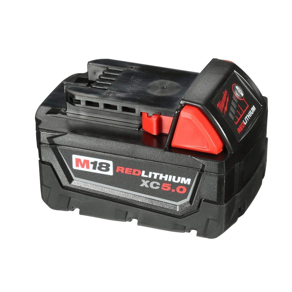 Milwaukee M18 XC5 battery protection guards against drops and vibration