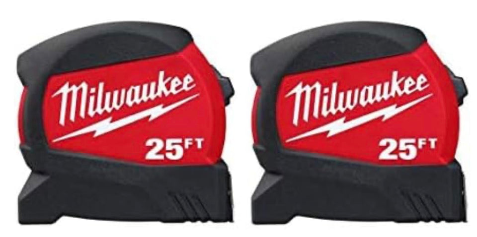 Milwaukee magnetic tape measure with magnetic hook enables hands-free measurements on metal surfaces