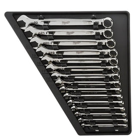 Milwaukee MLW48-22-9515 metric wrenches in organized storage tray for quick access.