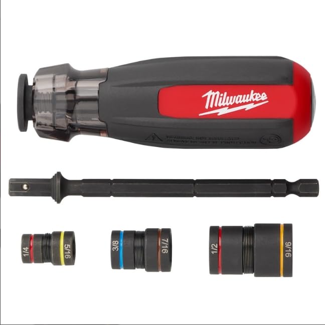 Milwaukee Multi-Nut Driver on-board storage keeps bits accessible