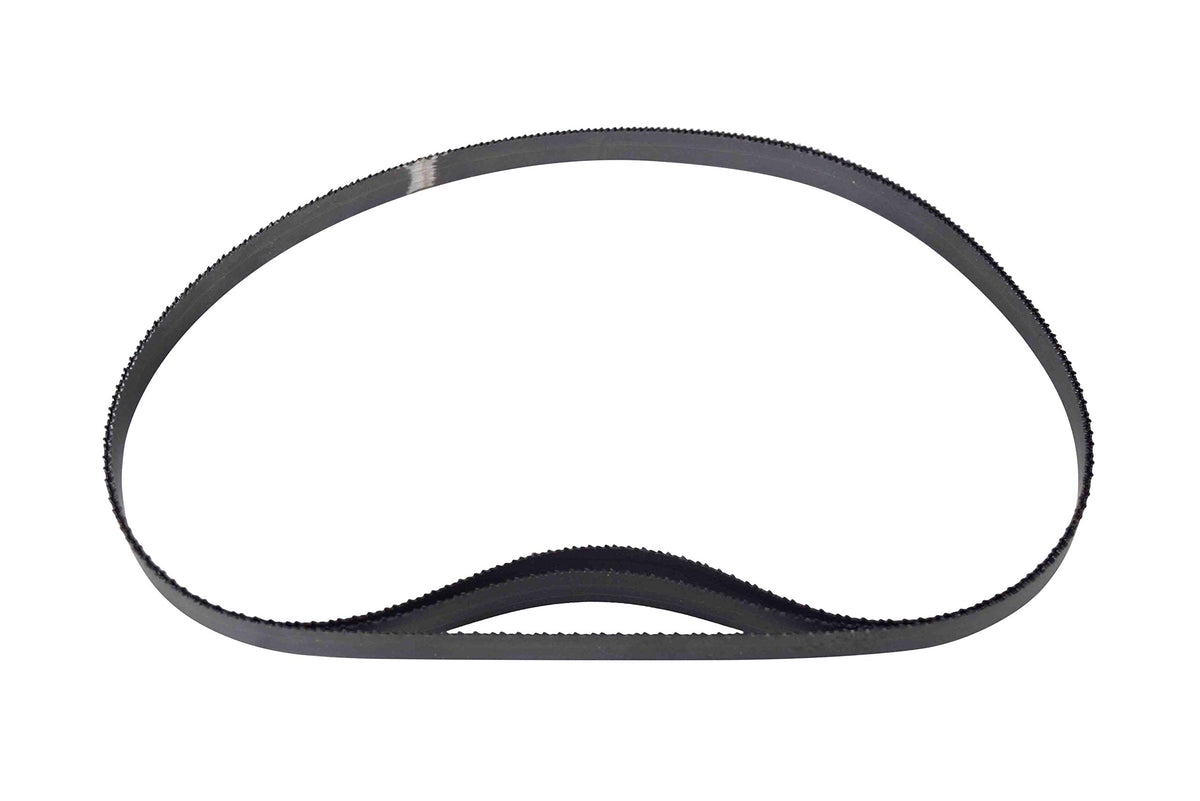 Milwaukee optimized tooth design close-up for smoother cuts in hard metals.