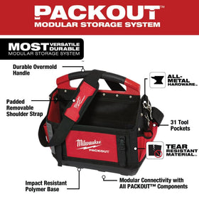 Milwaukee Packout all-metal hardware ensures reliable closures and durability