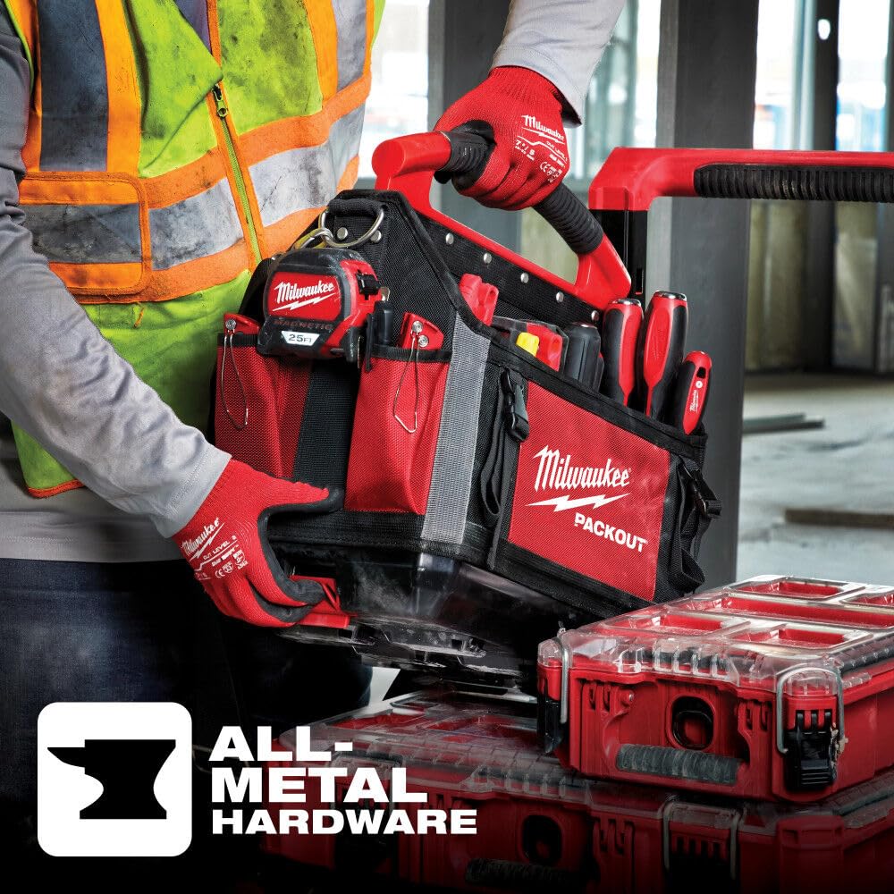 Milwaukee Packout reinforced side walls keep contents secure