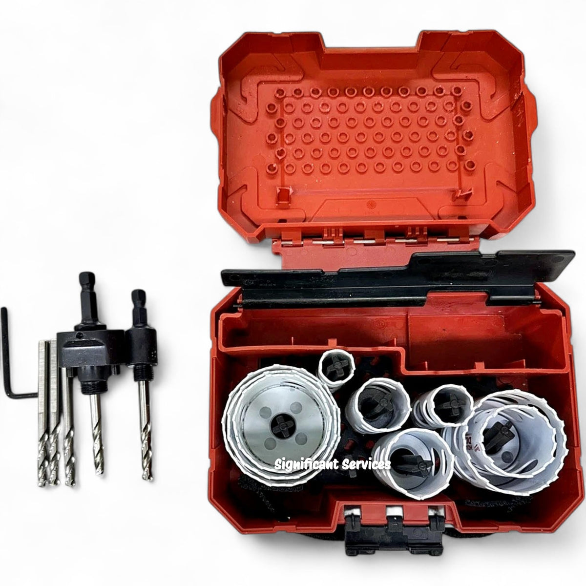 Milwaukee Plug Jack design allows quick blade removal during operation.