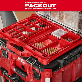 Milwaukee red tool kit visually stands out on the job