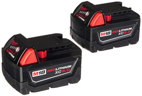 Milwaukee RedLITHIUM XC5.0 battery pack exterior built for durability