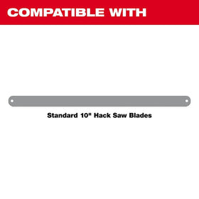 Milwaukee rubber overmold grip for comfortable handling.