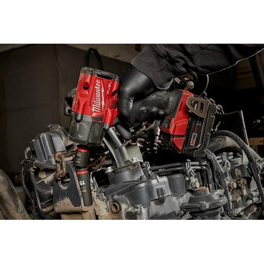 Milwaukee Shockwave socket dual-hole design with groove for easy attachment.