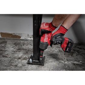 Milwaukee Shockwave socket non-slip hex geometry; reduces rounding under impact.