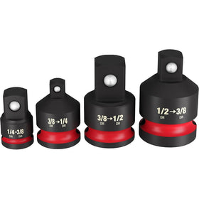 Milwaukee Shockwave IMP Duty adapter set for 1/4-1/2 inch drive applications