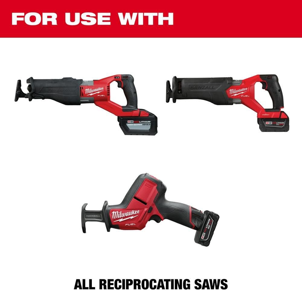 Milwaukee Torch blade 6in 14tpi designed for 1/8–3/16 inch materials.