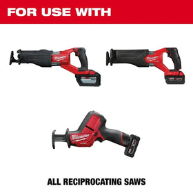 Milwaukee Torch blade 6in 14tpi designed for 1/8–3/16 inch materials.