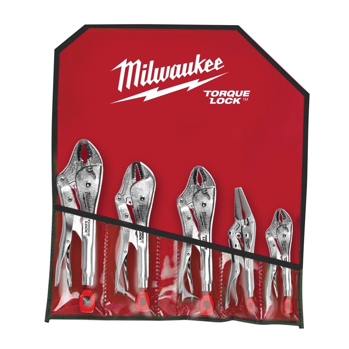 Milwaukee Torque Lock pliers in use demonstrating adjustable jaw release and torque control.