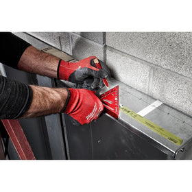Milwaukee Trim Square dual reference heel for fast marks.