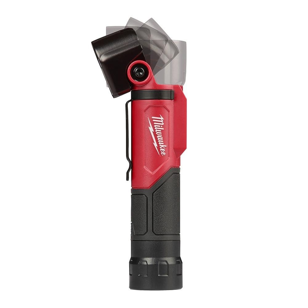 Milwaukee USB rechargeable pivoting LED flashlight for 500-lumen work lighting.