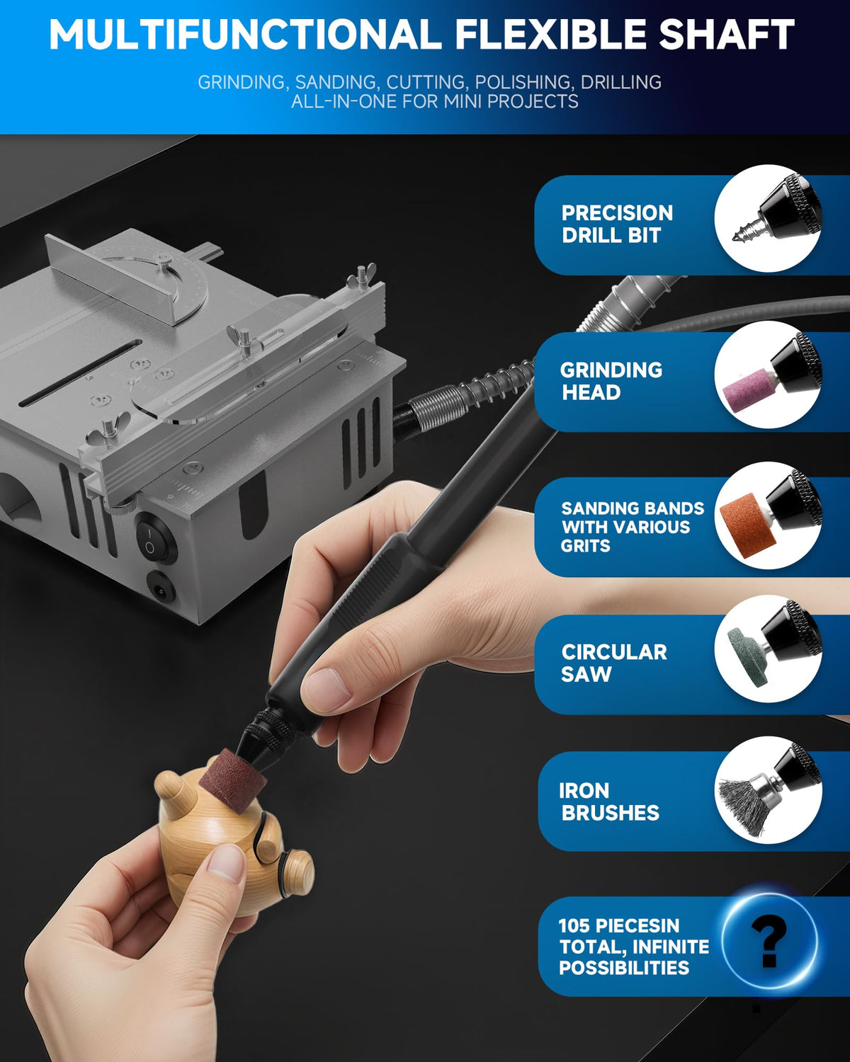 MIMYTH mini table-saw blades variety for PCB, wood, and metal projects