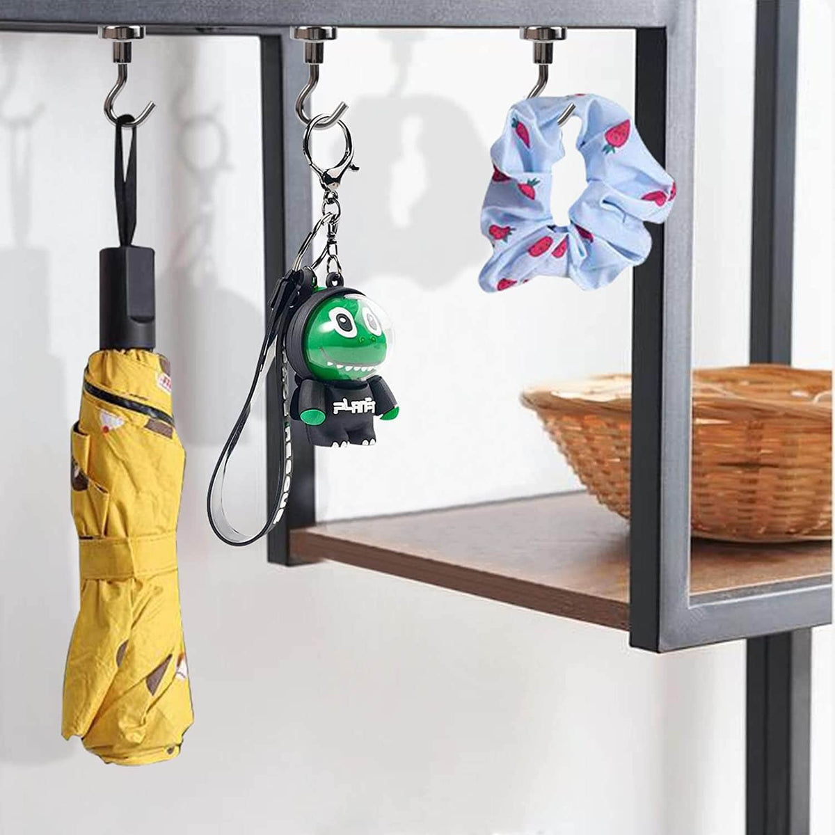 MIN CI multipurpose hooks organize kitchen, garage, and workshop clutter efficiently