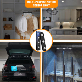 MIND&ACTION Gun Safe Lights secured by magnetic strip on metal surface