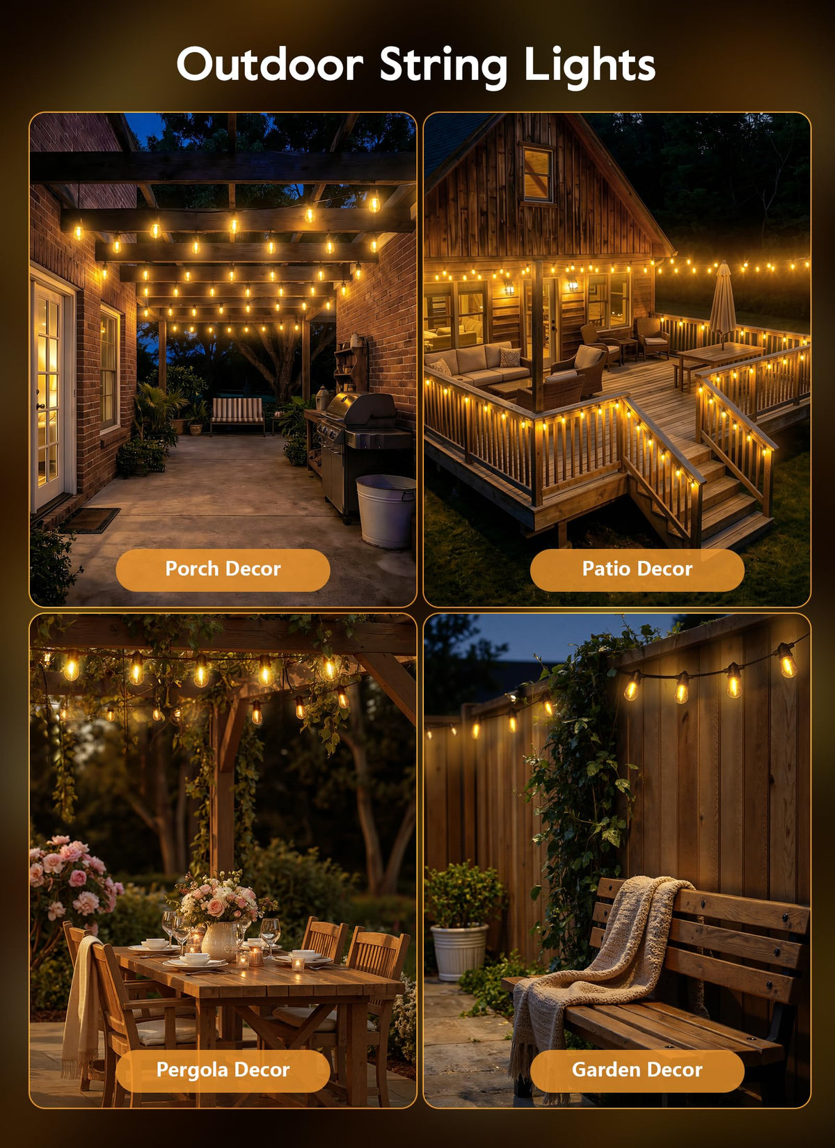 Minetom easy-install kit makes stringing lights quick and tool-free.