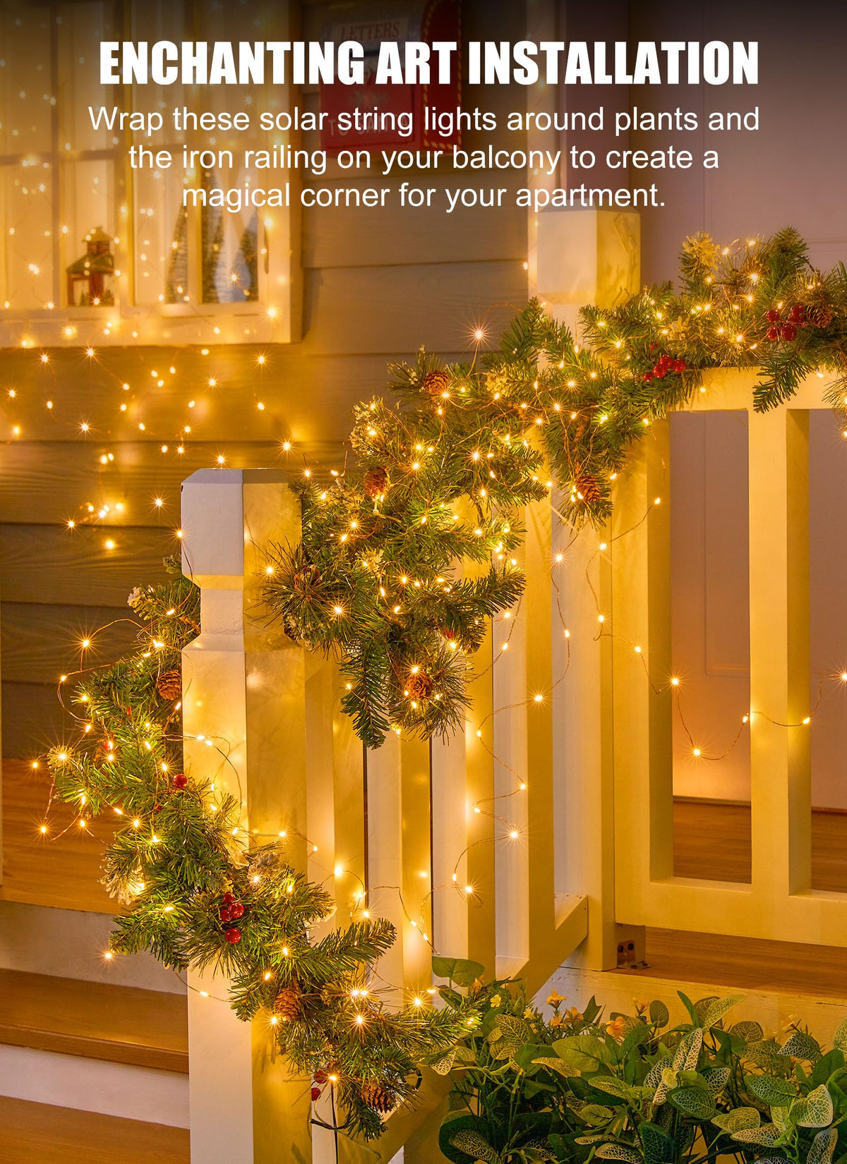 Minetom solar lights for weddings and holidays, subtle glow