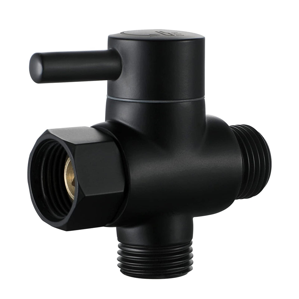 MINGOR-Style brass shower arm diverter in a 3-way setup for flexible bathing.