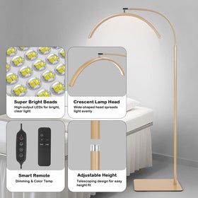 MINIEAR lamp offers adjustable brightness and color temperature for accurate makeup looks