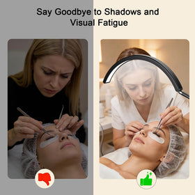 MINIEAR lamp's 360-degree gooseneck adapts to your tasks.