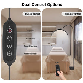 MINIEAR Half Moon Lash Light height-adjustable design for varied setups