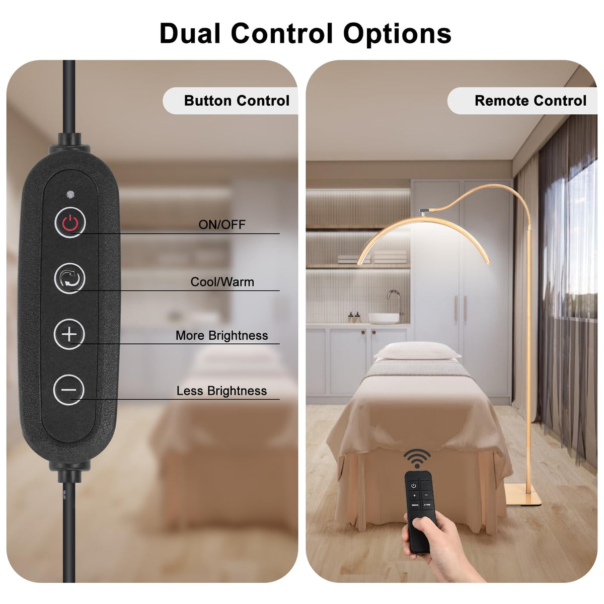MINIEAR Half Moon Light suits eyelash, tattoo, and spa services