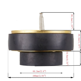 Minimprover float-model flood-guard seals to stop backflow when sewers surge.