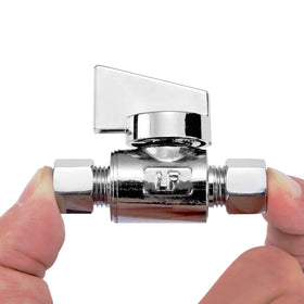 Minimprover packaging includes two valves and installation guide.