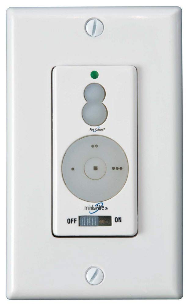 Minka-Aire WCS213 wall control in white for fan and light management
