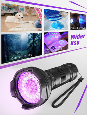 MINORZ UV flashlight cooling vents maintain steady UV output.