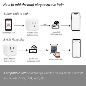 Minoston MP21Z compact outlet powering a lamp with high-load capacity.
