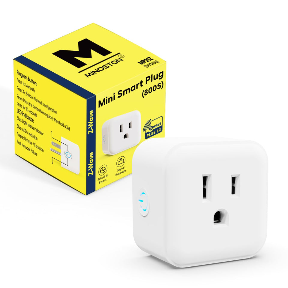 Minoston MP21Z z-wave plug-in compact design with built-in repeater extending range.