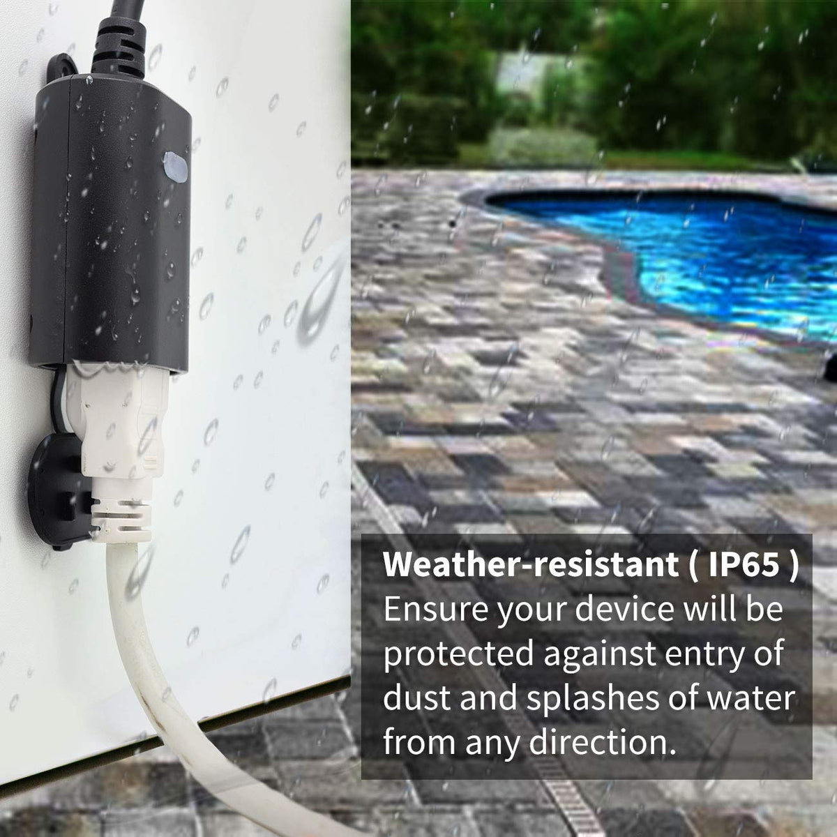 Minoston outdoor Z-Wave plug built-in repeater strengthens smart home signals