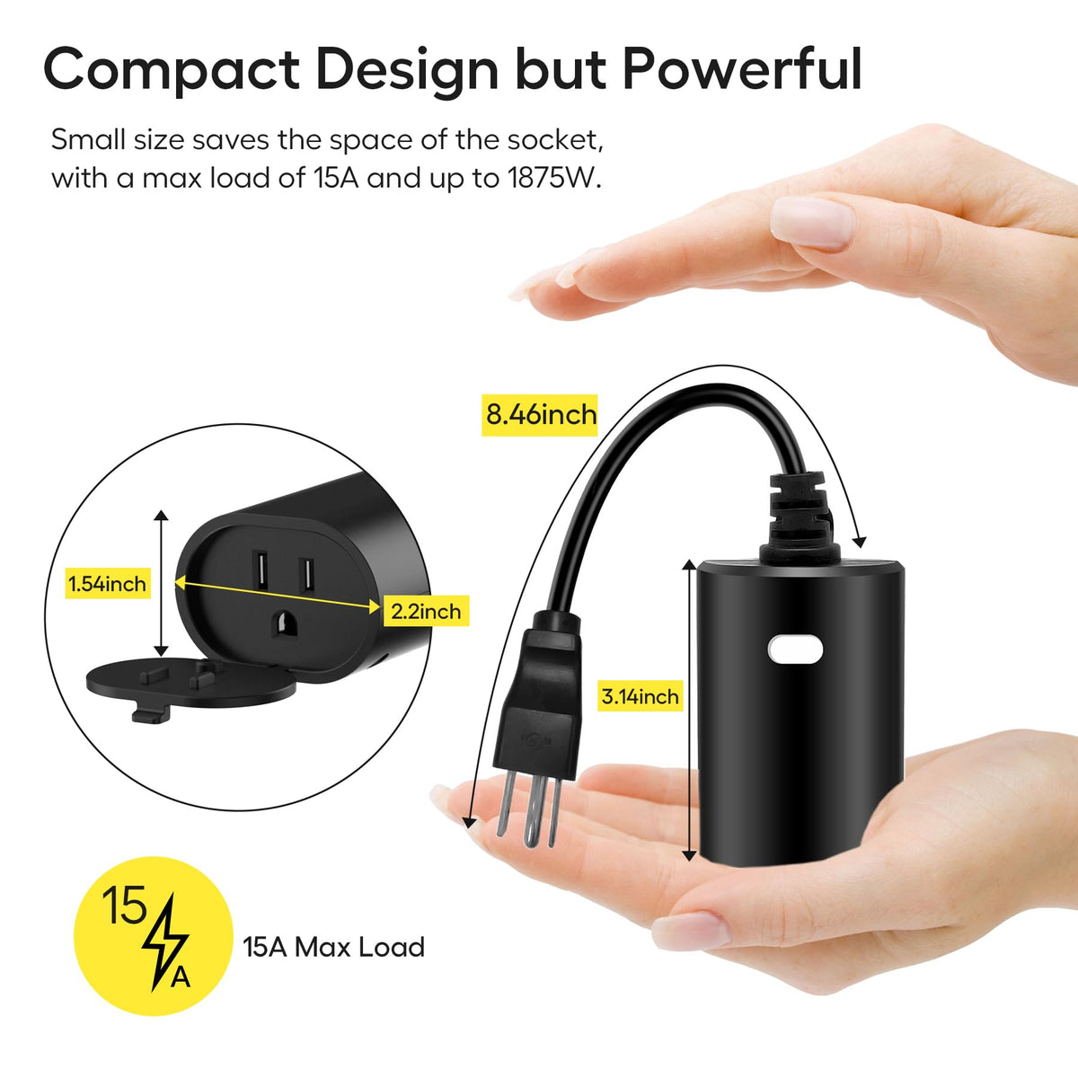 Minoston outdoor Z-Wave plug compatible with SmartThings for seamless automation