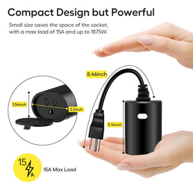 Minoston outdoor Z-Wave plug compatible with SmartThings for seamless automation