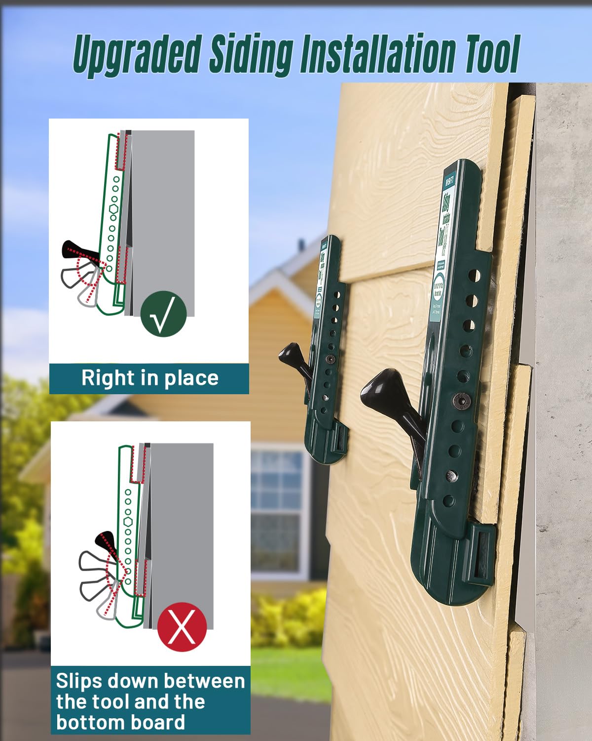 MINSN PTY polycarbonate body protects siding during installation