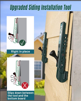 MINSN PTY polycarbonate body protects siding during installation