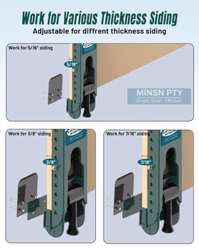 MINSN PTY siding tool for 3/8-inch boards provides accurate reveals
