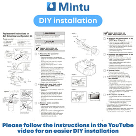 Mintu gear sprocket for Chamberlain 41AC050-1 for robust compatibility
