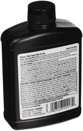 Minwax application cloth showing easy wipe-on application for smooth, even coverage