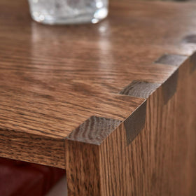 Minwax polyurethane wood finish on cabinet doors demonstrates clear protection and natural warmth